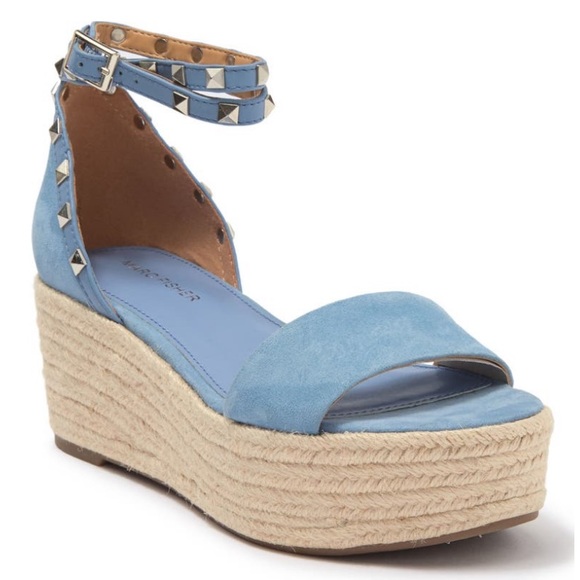 Marc Fisher Shoes - Jazlyn Studded Ankle Strap Espadrille Sandal